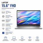 Laptop Dell Core i7 16GB RAM 512GB SSD Plateada Full HD 120Hz de 15.6 Plg