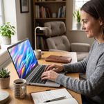 Laptop Dell Core i7 16GB RAM 512GB SSD Plateada Full HD 120Hz de 15.6 Plg