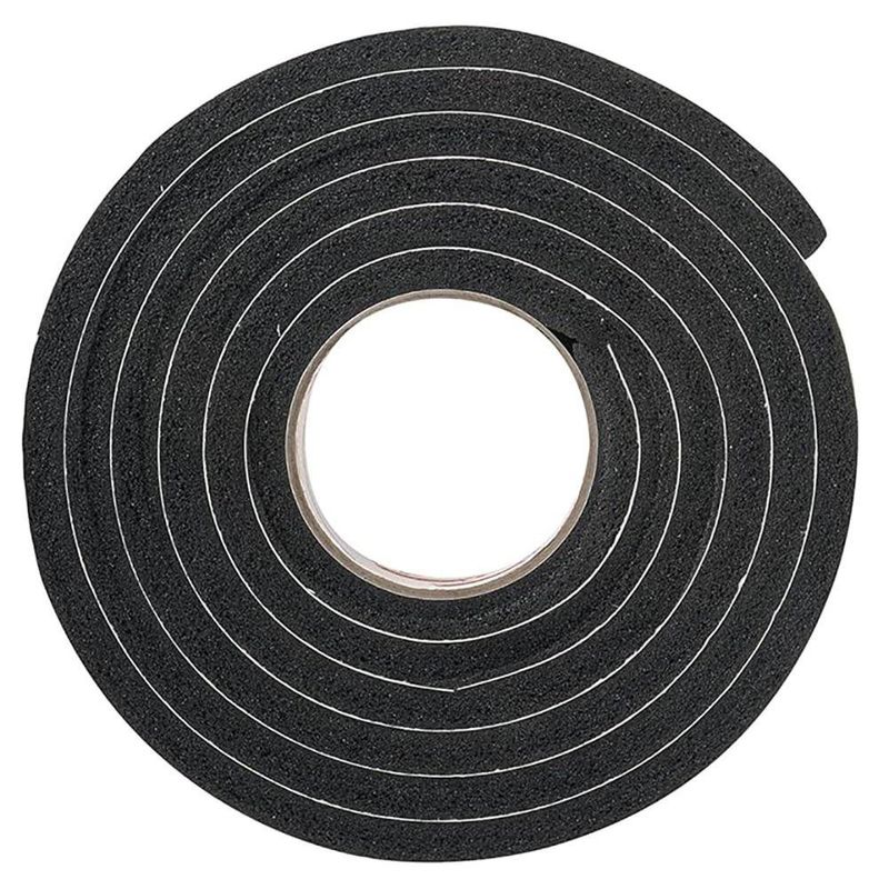 Cinta de Caucho Color Negra de 1/2x5/16 plg y 10 Pies