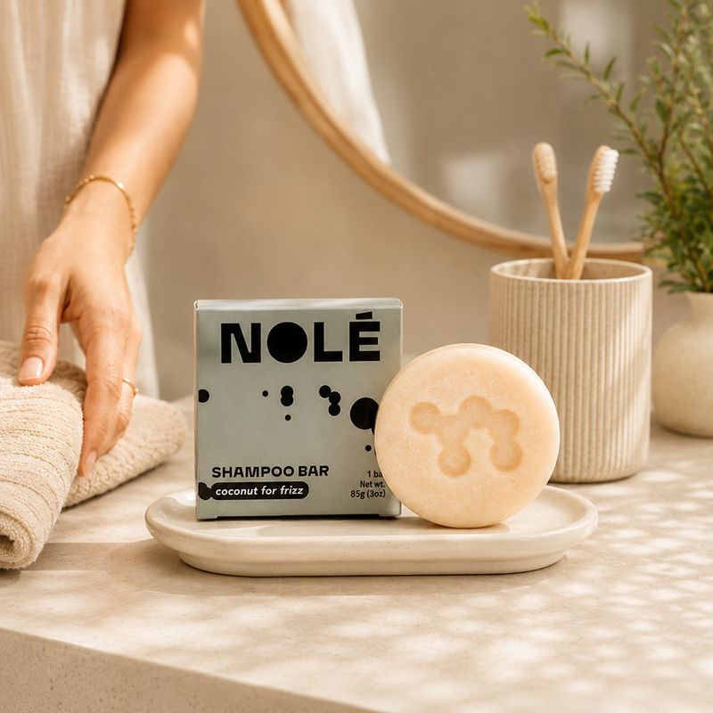 Shampoo Sólido con Aceite de Coco para Control del Frizz 85 g