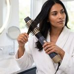 Cepillo de Aire para Cabello Sapphire Luxe Azul 1000W con Cerámica de Zafiro y 3 Accesorios