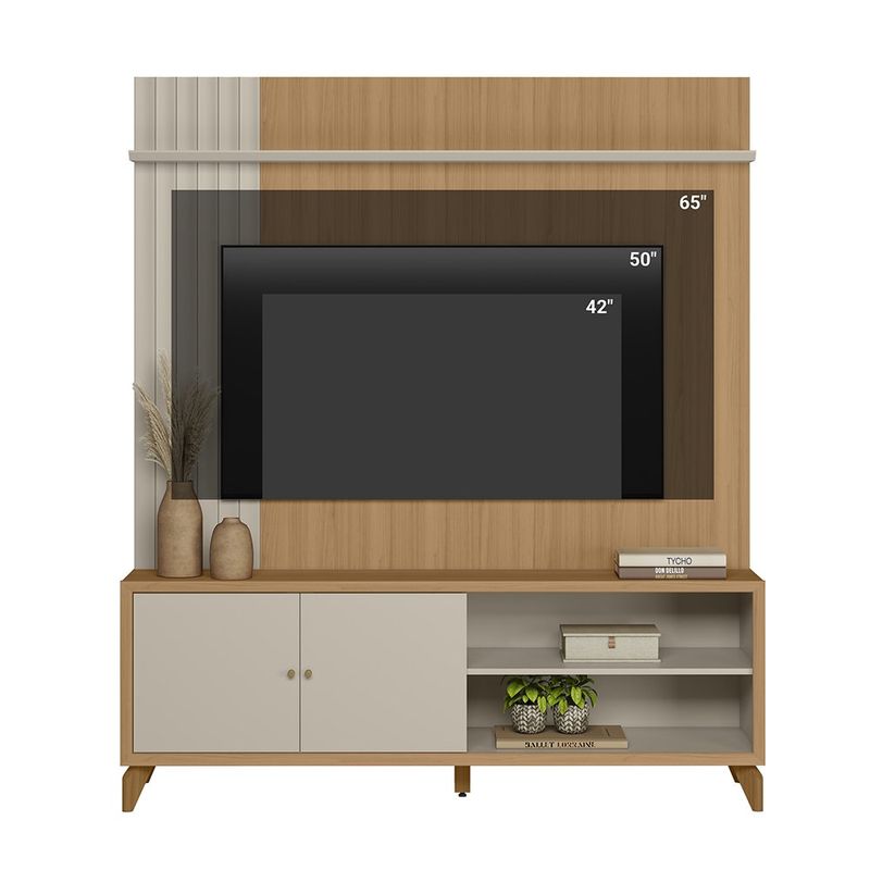 Modular para TV Valencia 162 x 40 x 187 cm Color Café
