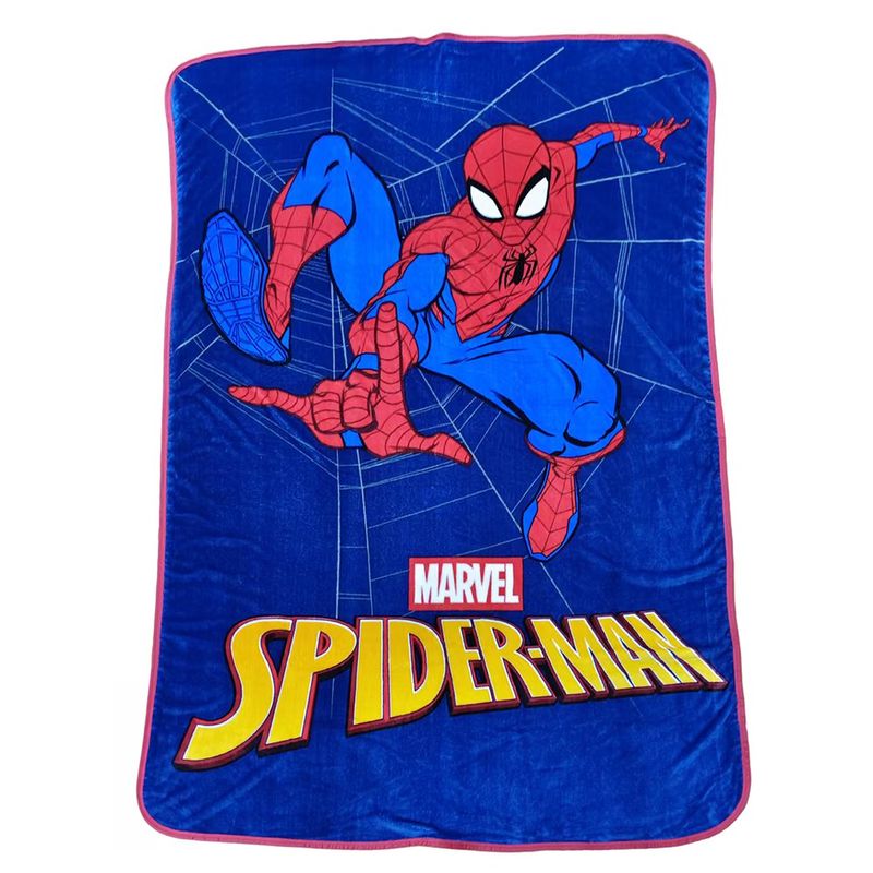 Frazada Spider-Man Imperial Color Azul de 157 x 229 cm