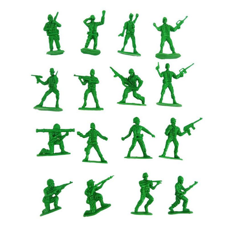 Set de 47 Soldados de Plástico de Toy Story Disney Pixar Color Verde