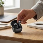 Audífonos Inalámbricos TWS Buds 5 Bluetooth con Cancelación de Ruido Color Negro