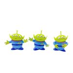 Cubeta con 36 Aliens de Toy Story Disney Pixar Coleccionables Coloe Verde y Azul