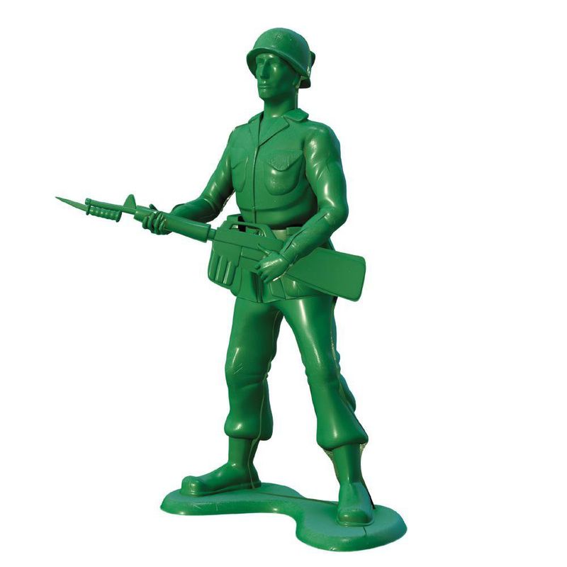 Balde con 100 Soldados de Plástico de Toy Story Disney Pixar Color Verde