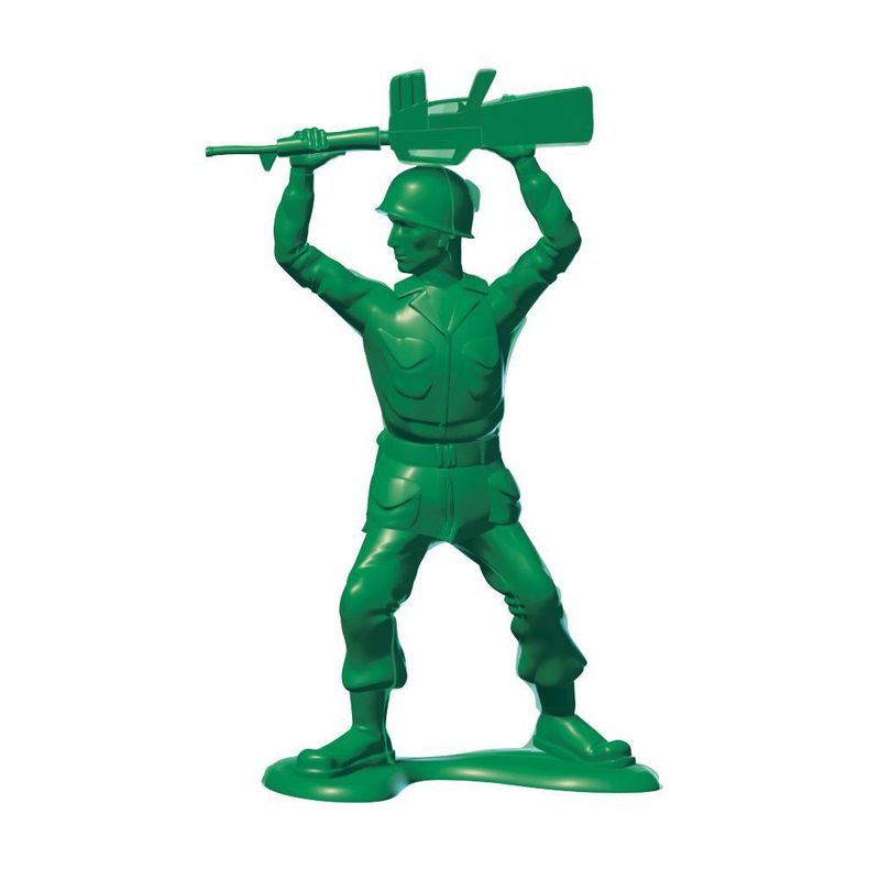 Balde con 100 Soldados de Plástico de Toy Story Disney Pixar Color Verde