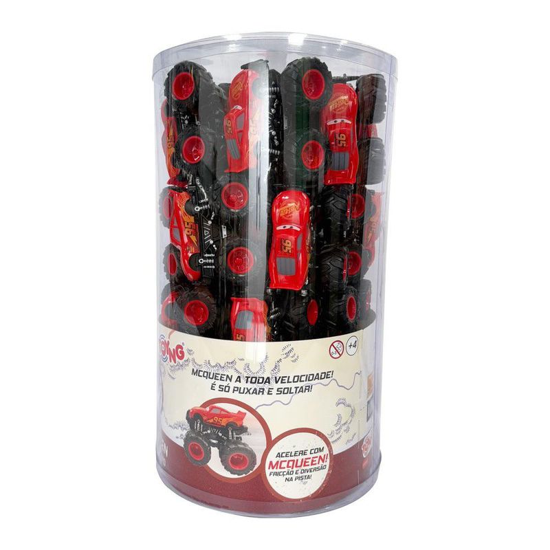 Vehículo Monster Truck de Rayo McQueen Disney Pixar Cars 9 cm