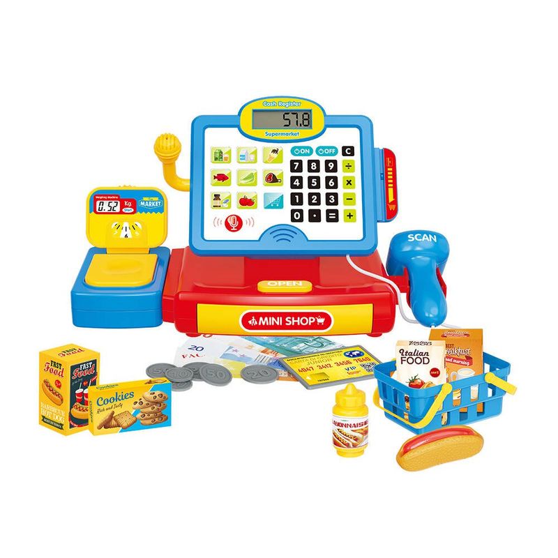Caja Registradora Happy Cashier con Luz y Sonido Multicolor