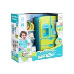 Refrigerador de Juguete Multifuncional con Luz y Sonido Role Play Color Verde