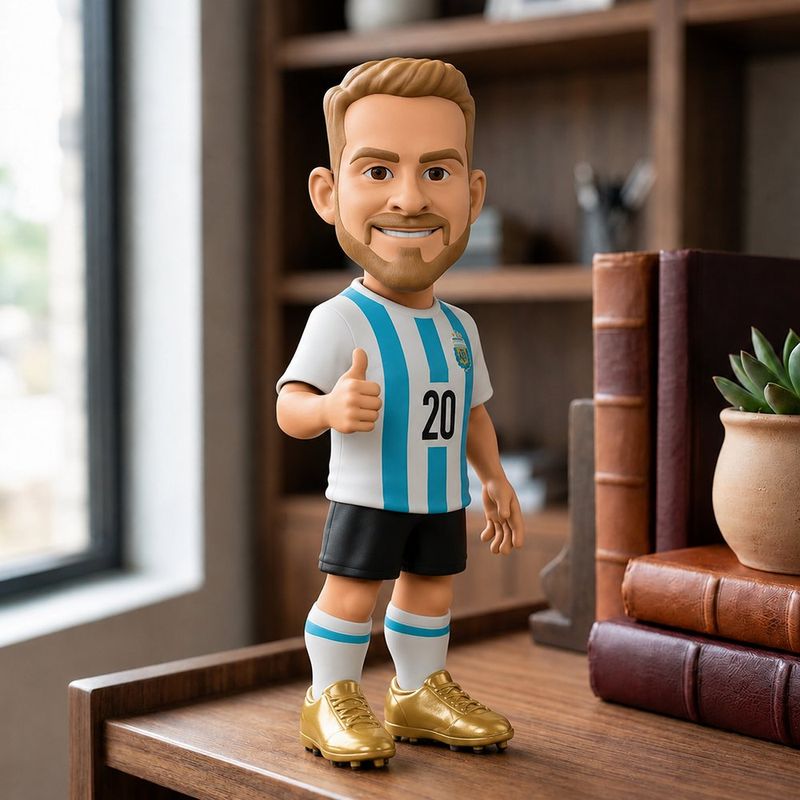 Figura Coleccionable Alexis Mac Allister Argentina 12 Cm