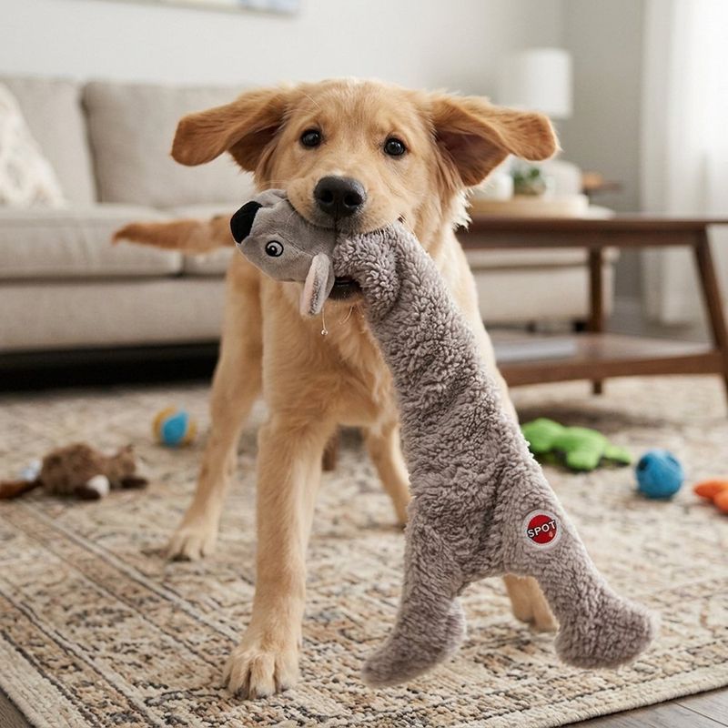 Juguete para Perro Koala de Felpa sin Relleno