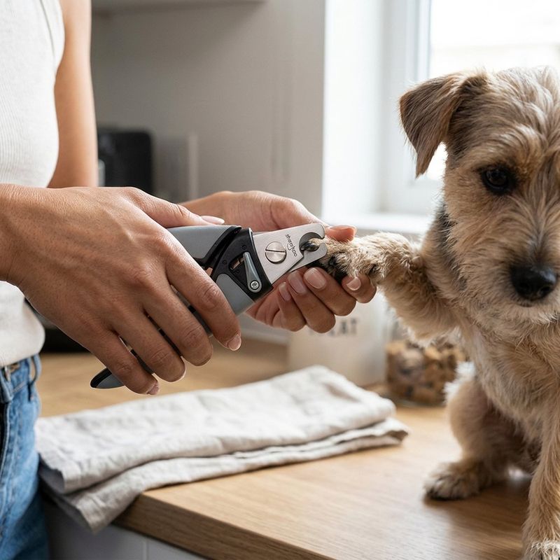 Cortaúñas para Perros y Gatos Color Gris