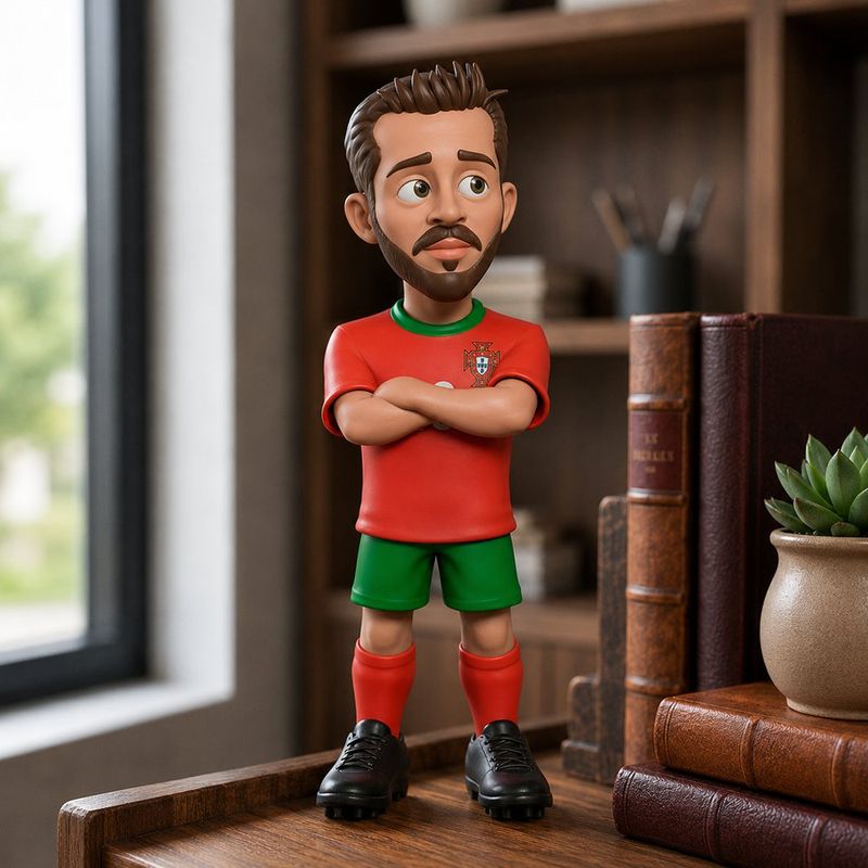 Figura Coleccionable Bernardo Silva Portugal 12 Cm