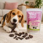 Snack Corazón de Res Deshidratado para Perros y Gatos