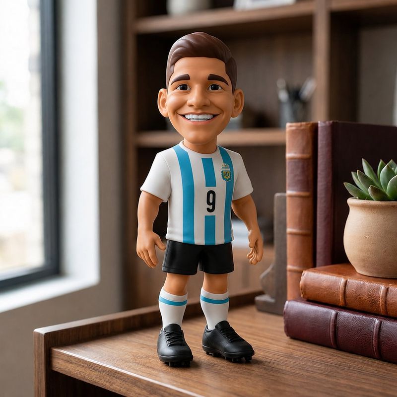 Figura Coleccionable Julián Álvarez Argentina 12 Cm