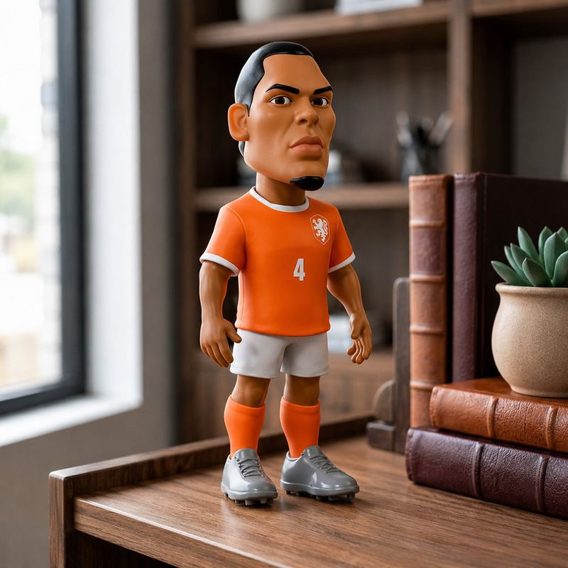 Figura Coleccionable Virgil Van Dijk Holanda 12 Cm