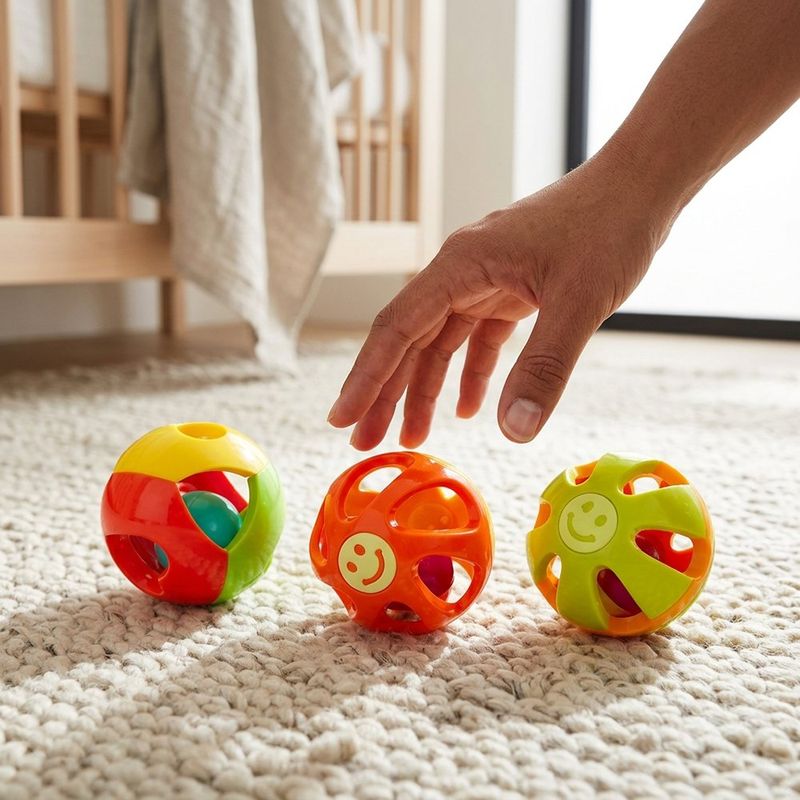 Set de Pelotas Musicales Educativas con Luz Multicolor