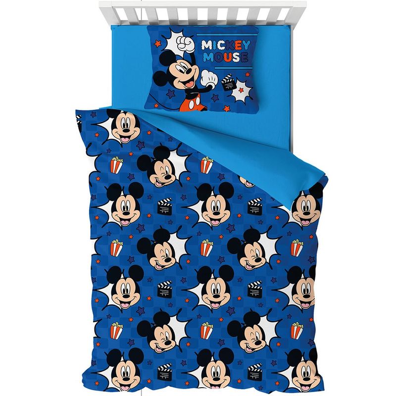 Set de Cubrecama en Microfibra 80 GSM Disney Mickey Mouse Tamaño Full