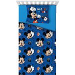Set de Sábanas en Microfibra 80 GSM Disney Mickey Mouse Tamaño Full