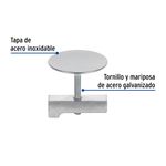Cubretaladro Acero Inoxidable 44 Mm