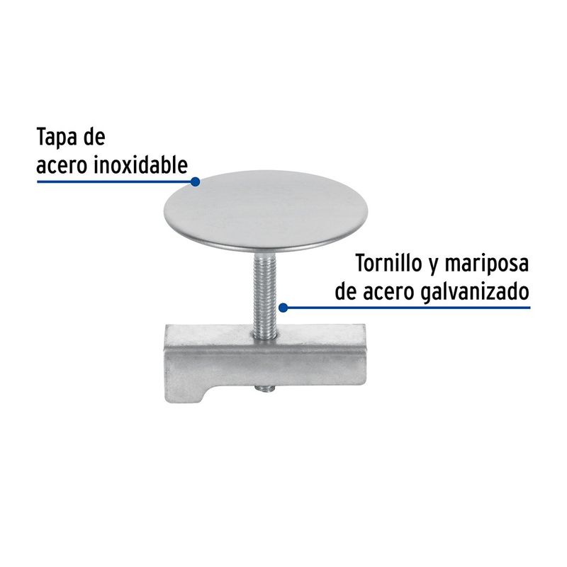 Cubretaladro Acero Inoxidable 44 Mm