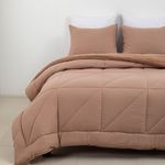 Set de Edredón King Eloise para Dormitorio Color Cocoa