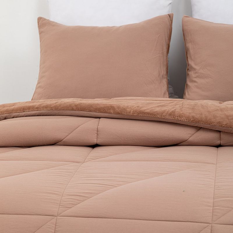 Set de Edredón King Eloise para Dormitorio Color Cocoa
