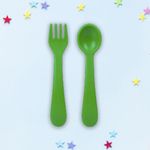 Set De Cubiertos 2 Pack Verde - Lollaland Llc