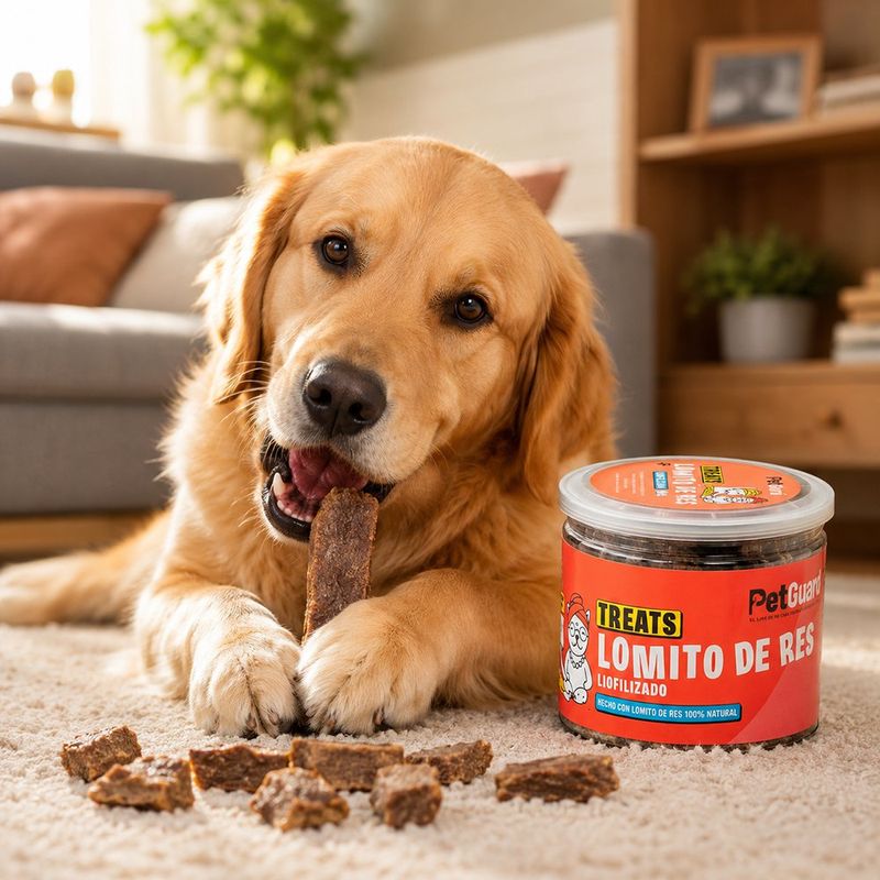 Snack Natural de Lomito de Res Liofilizado para Perros y Gatos