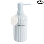 Dispensador de Jabón Líquido con Bomba Diseño Rayado Color Surtido