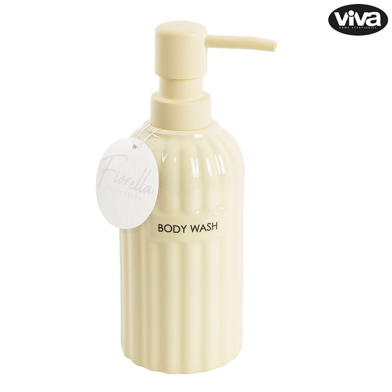 Dispensador de Jabón Líquido con Bomba Diseño Rayado Color Surtido