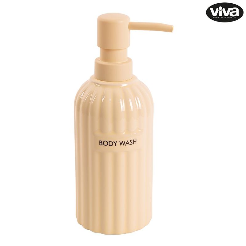 Dispensador de Jabón Líquido con Bomba Diseño Rayado Color Surtido