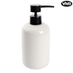 Organizador para Baño con Dispensador de Jabón y Portacepillos Color Blanco