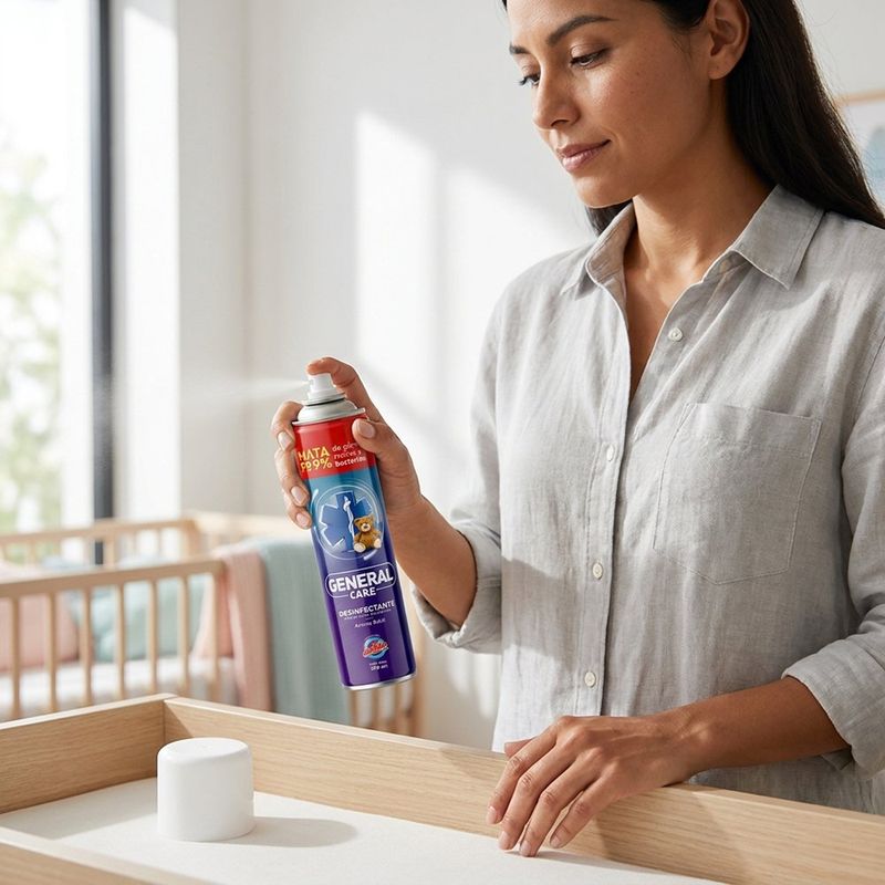 Ambiental Desinfectante de Olores en Aerosol Aroma Bebé de 390 Ml