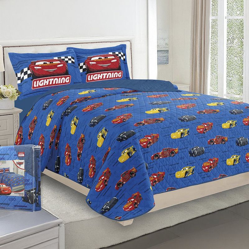 Set de Cubrecama en Microfibra 80 GSM Disney Cars Tamaño Full