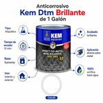 Anticorrosivo Kem Dtm Color Blanco Brillante de 1 Galón