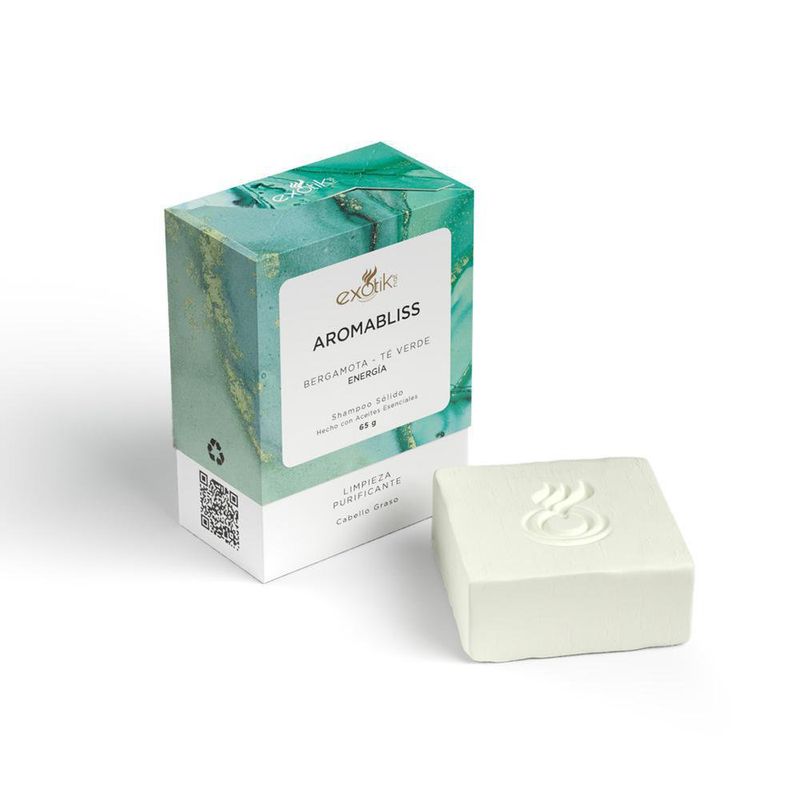 Barra De Shampoo Sólido Energia - Exotik