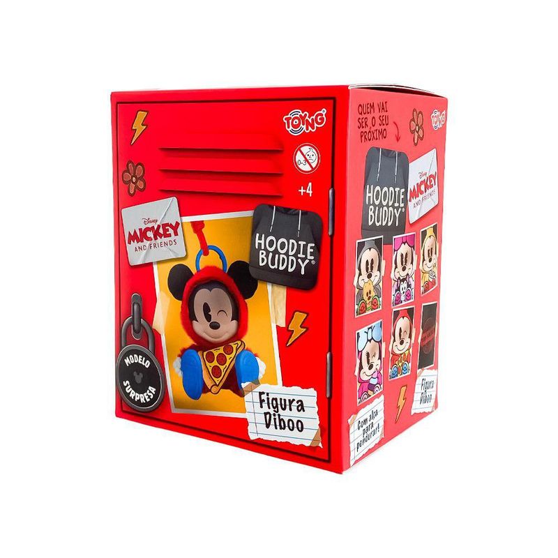 Figura Coleccionable de Mickey Mouse Hoodie Buddy Diseños Surtidos