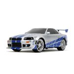 Carro Fast & Furious Nissan Skyline GT-R R/C 2002 Escala 1:16 Color Plateado