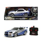 Carro Fast & Furious Nissan Skyline GT-R R/C 2002 Escala 1:16 Color Plateado