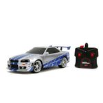 Carro Fast & Furious Nissan Skyline GT-R R/C 2002 Escala 1:16 Color Plateado