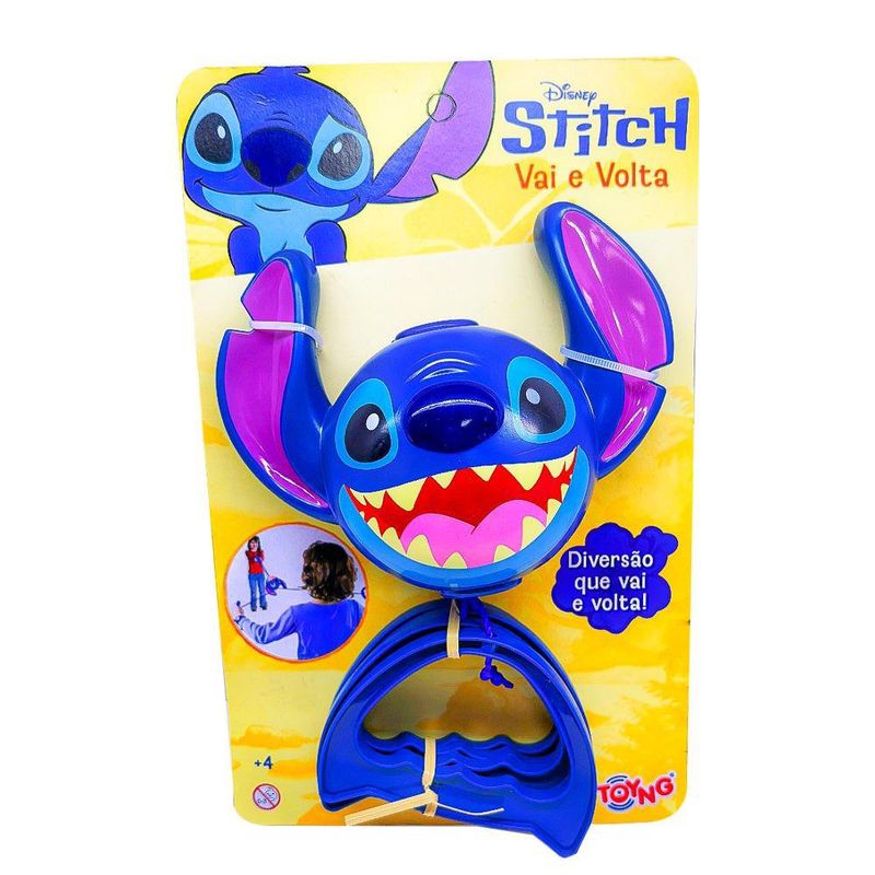 Juguete Lanzador Stitch Viene y Va de Disney Color Azul