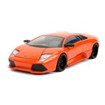Carro Fast & Furious Lamborghini Murciélago LP640 Die Cast de Colección Color Naranja