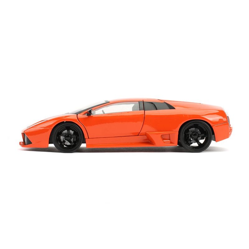 Carro Fast & Furious Lamborghini Murciélago LP640 Die Cast de Colección Color Naranja