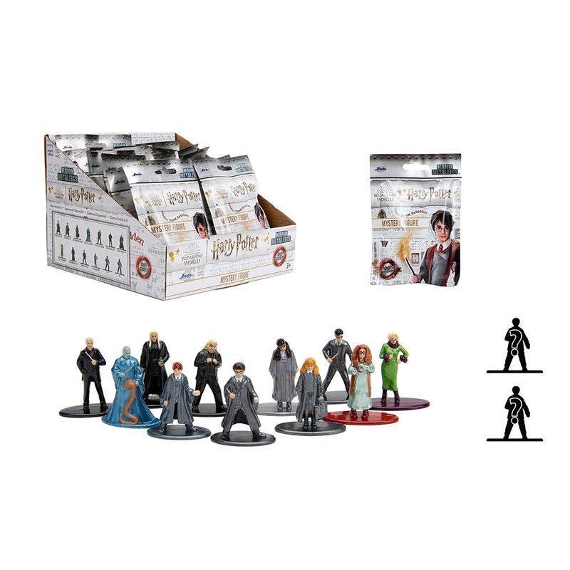 Mini Figura Sorpresa Harry Potter Nano Metalfigs Diseños Surtidos