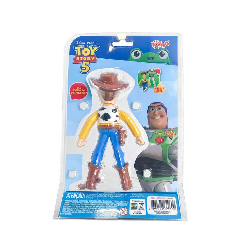 Figura Elástica de Toy Story Buzz Lightyear o Woody Diseños Surtidos