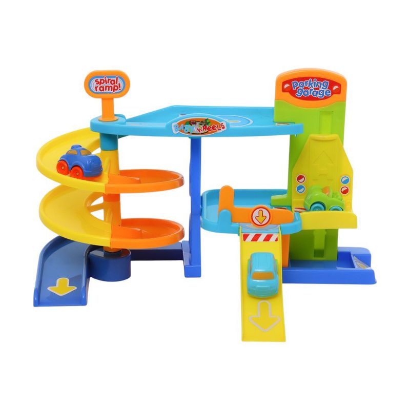 Rampa Espiral Parking Garage My Little Kids con 3 Vehículos Multicolor