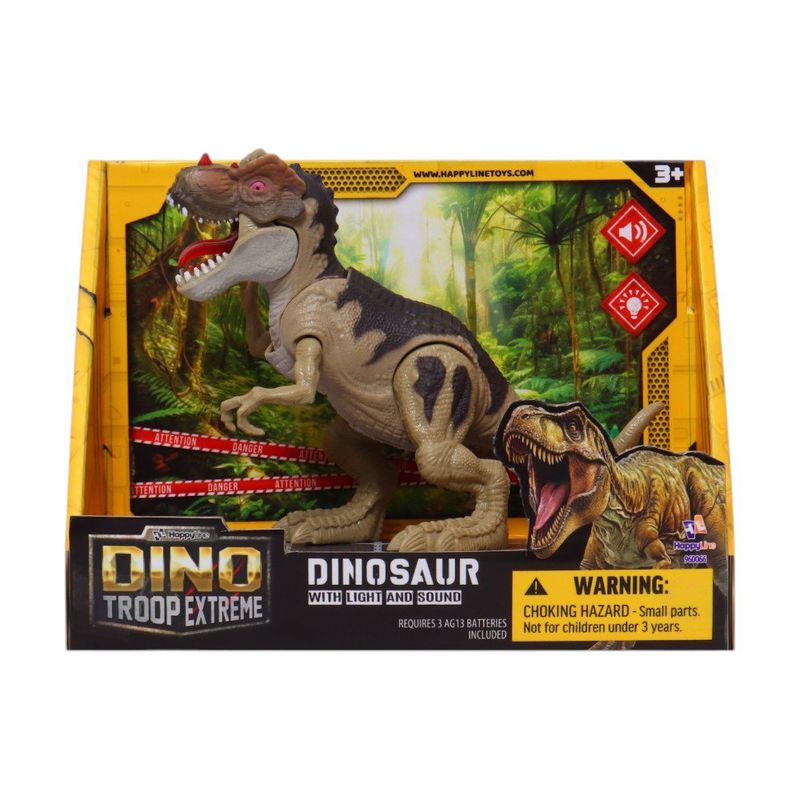Dinosaurio Dino Troop Extreme con Luz y Sonido Diseños Surtidos